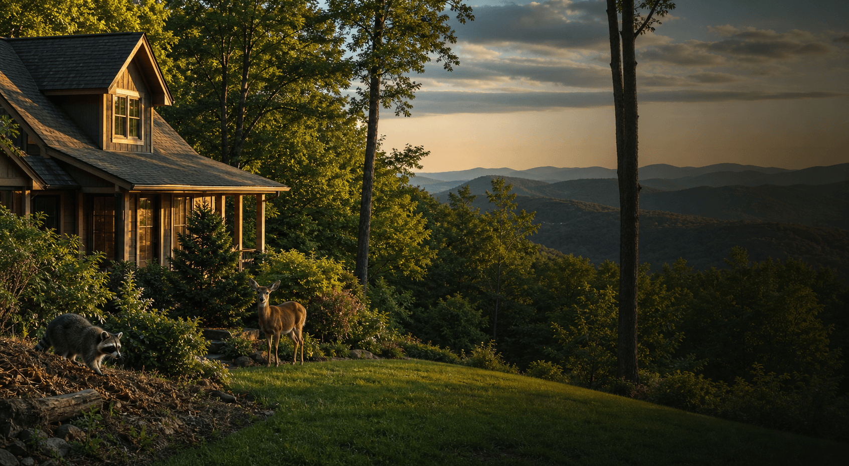 Murray County home near North Georgia ridges with signs of wildlife activity