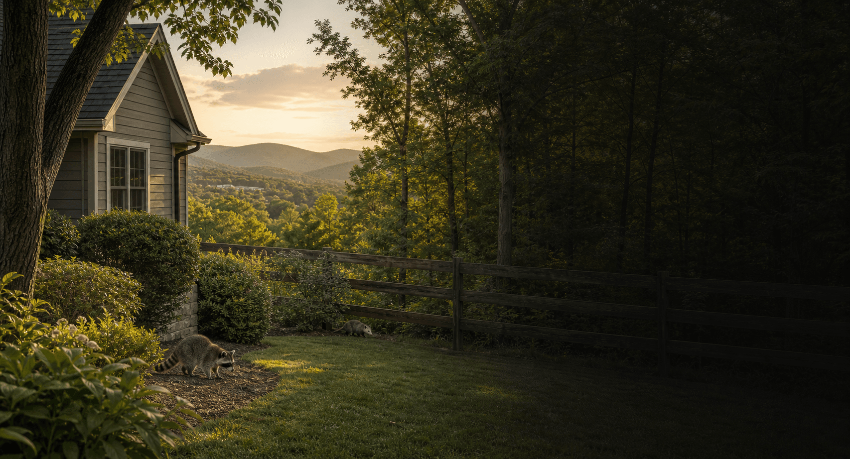 Whitfield County home near Dalton with wooded edges and local wildlife