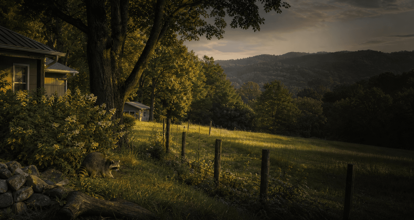 Chattooga County rural property with trees, pasture, and local wildlife